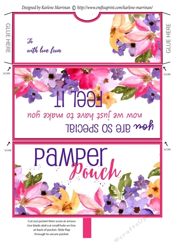 Pamper Pouch -  Envelope Money/Voucher Wallet 