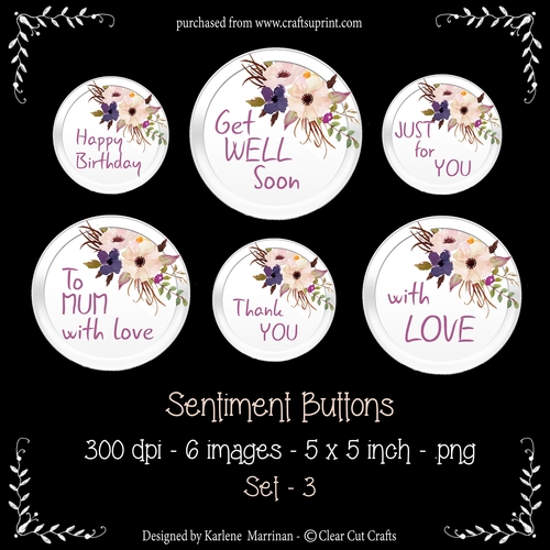 Sentiment Buttons - Set 3