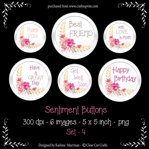 Sentiment Buttons - Set 4