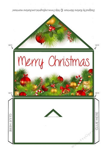 Christmas Decorations Money/Voucher Wallet, Pocket, Envelope