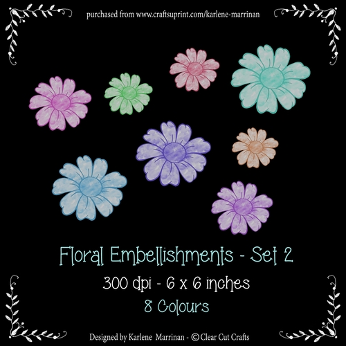 Watercolor Flower Pack 2