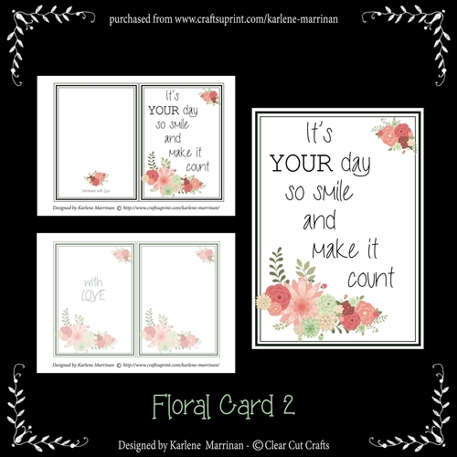 Floral Smile Card