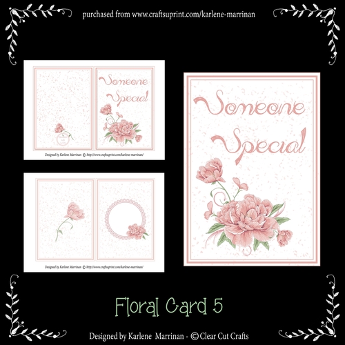 Floral Someone Special Card