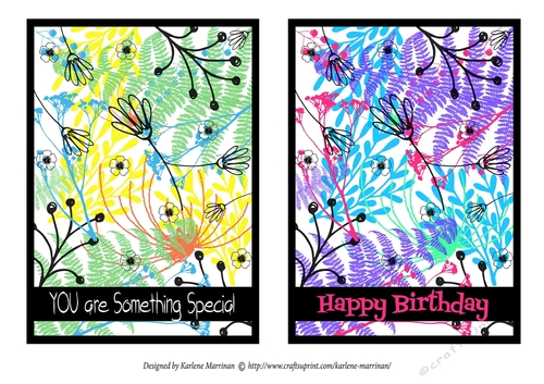 Fresh As Floral Card Toppers