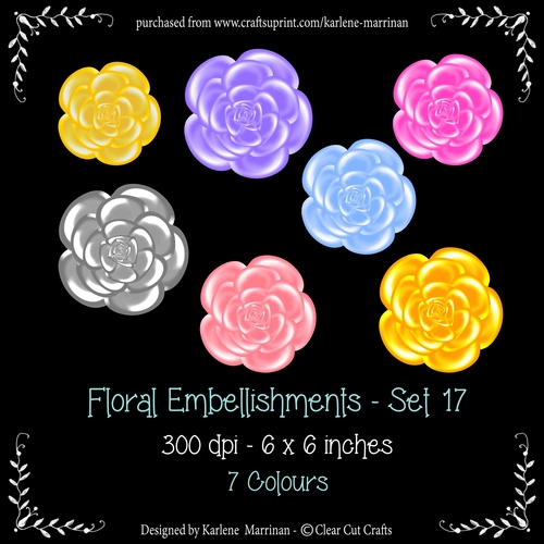Digital Flower Pack 17