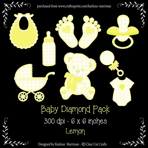 Baby Diamond Set - Lemon