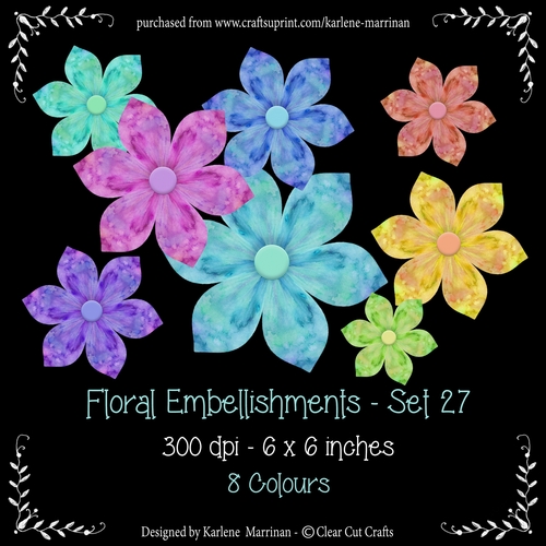 Digital Flower Pack - 27