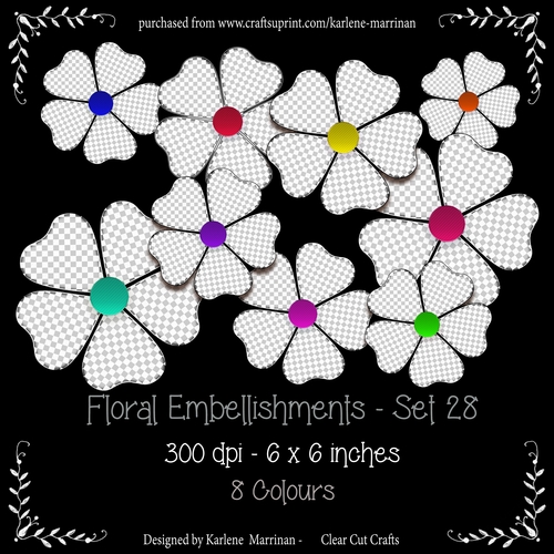 Digital Flower Pack - 28