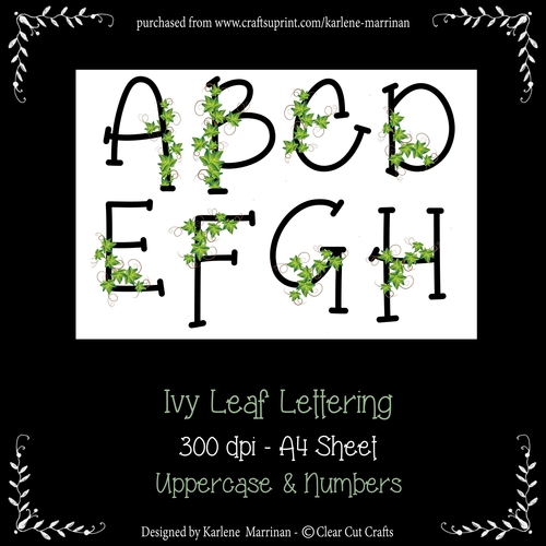 Simply Ivy Alphabet Letters - CU4CU