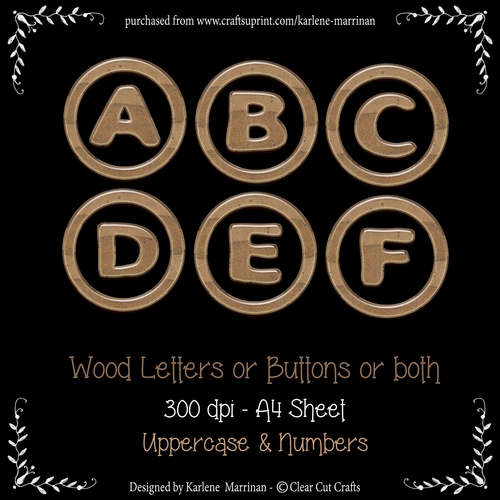 Soft Wood Alphabet Letters - CU4CU