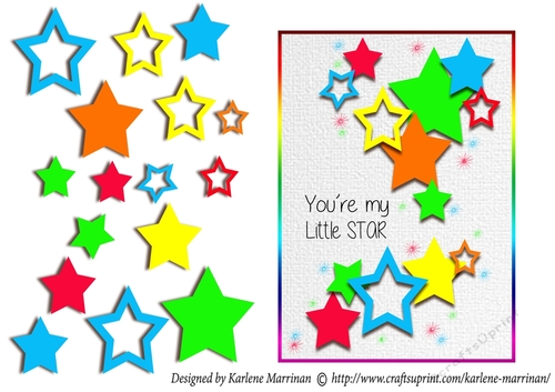 Youre My Littel Star Card