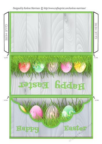 Easter Egg - Gift Voucher Pocket/Money Wallet