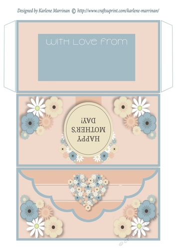 Country Floral Mothers Day - Gift Voucher Pocket/Money Wallet