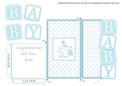 Baby Block Money, Voucher Pocket/Wallet/Envelope - Aqua