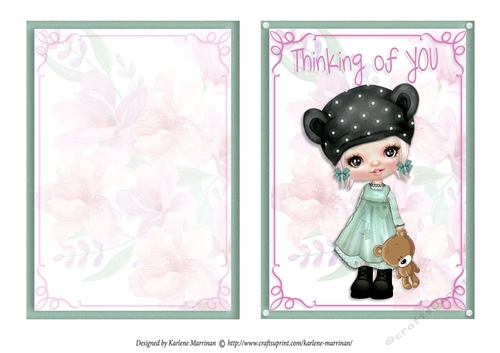 Pastel Prinny Card Topper