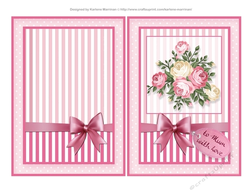 To Mum with Love Bouquet Card