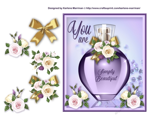 Scents of Love 2 - Card Topper