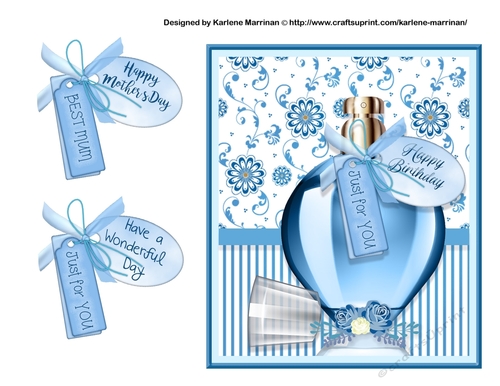 Scents of Love 3 - Card Topper