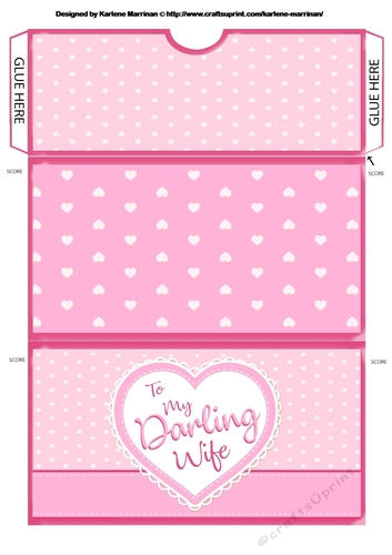 Darling Wife Voucher/Money Wallet/Pocket