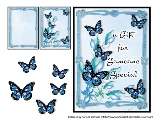 Butterfly Someone Special Card Topper & Gift Tag