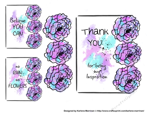 Inspirational Card Topper & 2 Gift Card Toppers