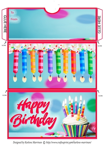 Birthday Girl Voucher/Money/ Wallet/Pocket
