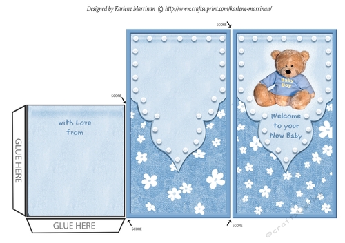 Baby Boy Voucher/Money Wallet/Pocket