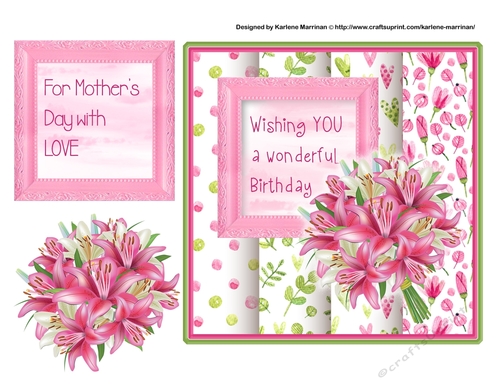 Bouquet Frame Card Topper