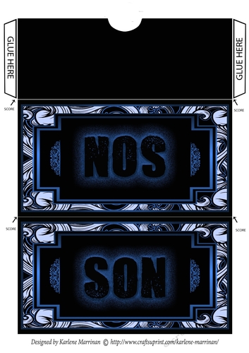 Epic Design VOucher/Money Pocket/Wallet/Envelope - Son - Blue