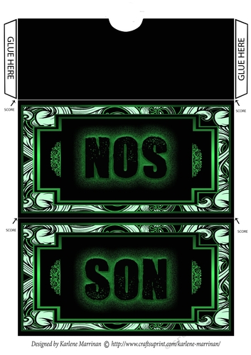 Epic Design VOucher/Money Pocket/Wallet/Envelope - Son - Green