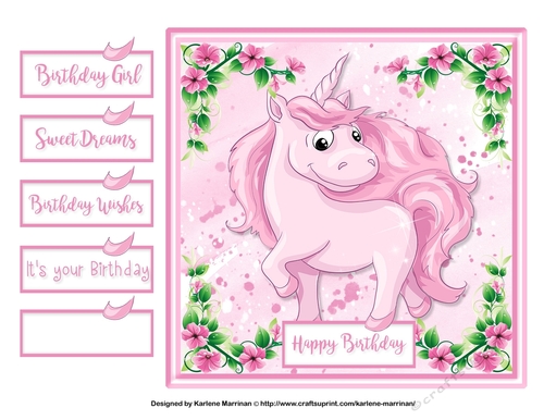 Pretty in Pink Unicorn