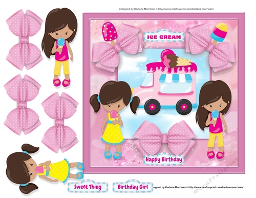 Ultimate Icecream Card Topper
