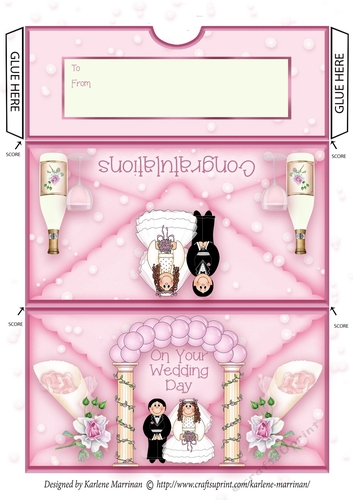 Pink Pearl Voucher/Money Envelope/Wallet/Pocket