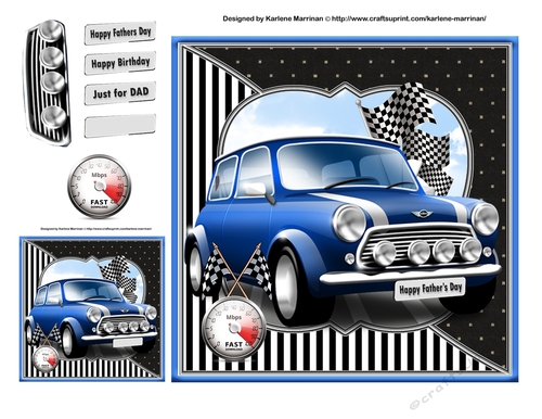 Car Series - Card Topper - Mini