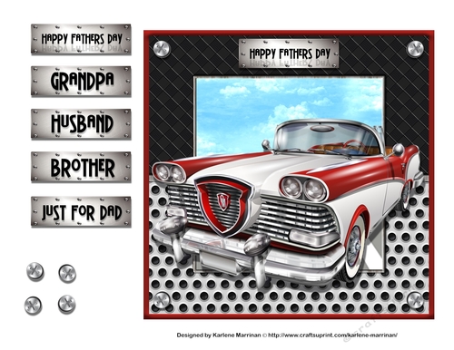 Car Series - Card Topper - Car 6