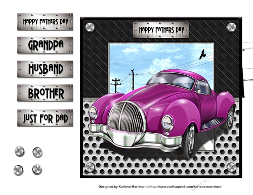 Car Series - Card Topper - Car 7