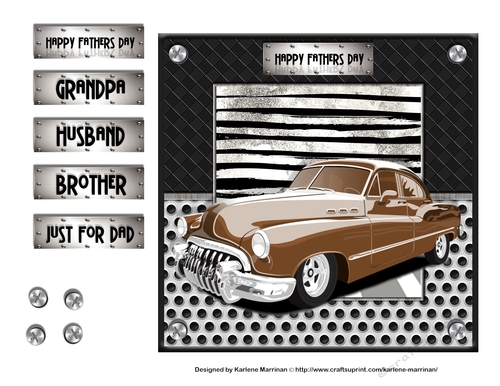 Car Series - Card Topper - Car 10