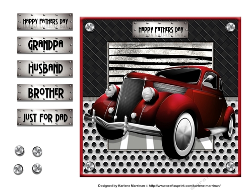 Car Series - Card Topper - Car 11