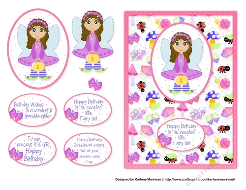 Pretty Fairy Card Topper