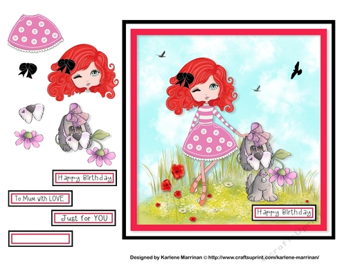 Sunday Stroll Card Topper