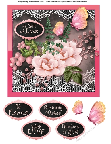 The Perfect Petal Card Topper