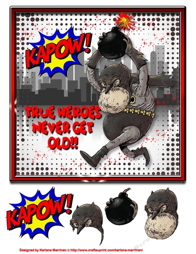 Batman Heroes Card Topper