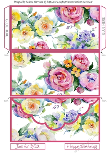 Spring Floral Pocket Series - C - Gift/Voucher/Money/Wallet/Envelopes