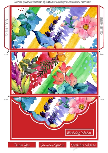 Spring Floral Pocket Series - D - Gift/Voucher/Money/Wallet/Envelopes