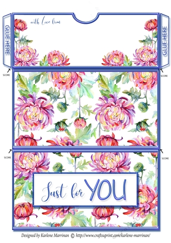 Spring Floral Pocket Series - I - Gift/Voucher/Money/Wallet/Envelopes