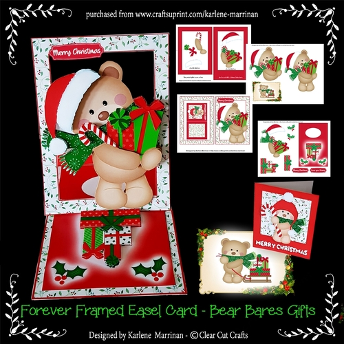 Forever Framed Easel Card - Bear Bares Gifts