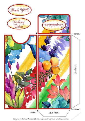 Flower Series-4 Voucher/Gift/Money Wallet/Pocket/Envelope