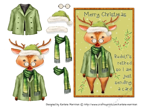 Rudolfs Retired Card Topper