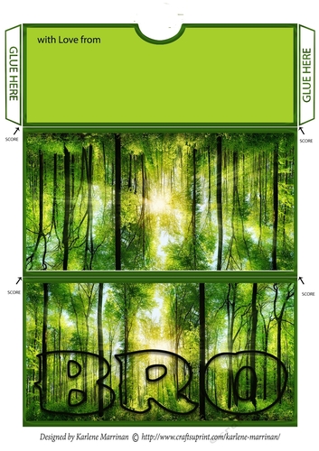 Bro Landscape Voucher/Money/Gift Wallet/Pocket Envelope