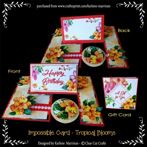 Impossible Card - Tropical Blooms